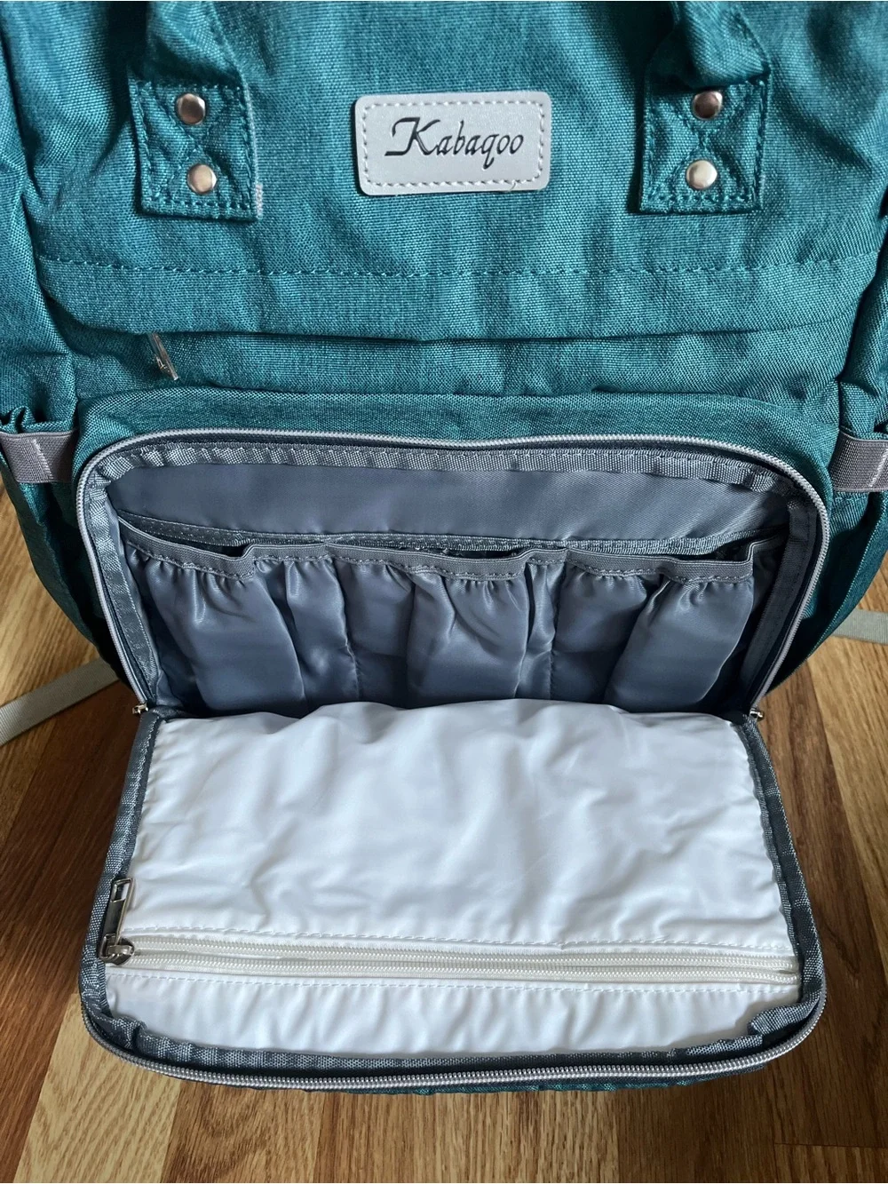 Kabaqoo Teal Baby Bag Backpack - Teal